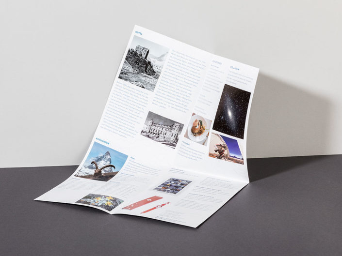 Prospekt für das Kulm Hotel Gornergrat