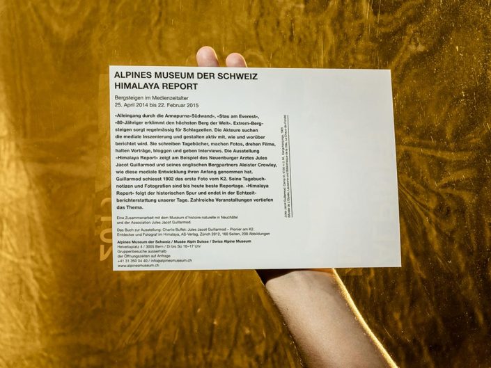 Himalaya Report – Ausstellung im Alpinen Museum,