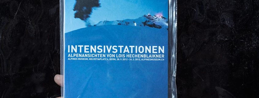 Gestaltung der Werbemittel für die Ausstellung "Intensivstationen" im Alpinen Museum