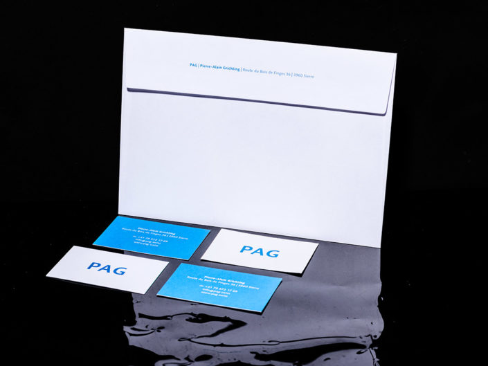 Corporate Identity für Pierre-Alain Grichting