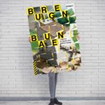 Plakat zur Ausstellung "Burgen bauen"